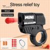 Anxiety Reducing Ring Toy Shooter Spinner Fidget with 10 Soft Bullets 2 Shells Hanging Chain Ejectable Stress Relief Kids Teens Adults Spinning