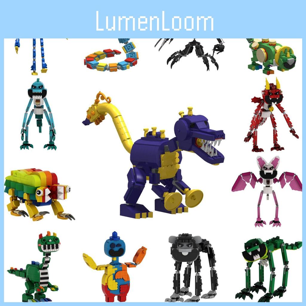 Poppy Chapter Playtime 4 Building Blocks Diy Plastic Assembly Toys Gift Kids