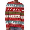 Women's Christmas Print Long Sleeve Top Casual Winter Comfortable Blouse for Holiday Wear