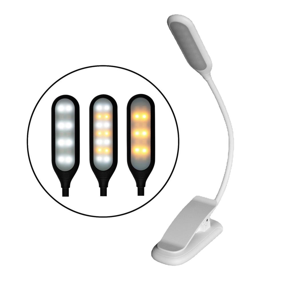 Music Score Light LED Desk Lamp with Clamp Professional Music Stand Light Dual-color Temperature 3 Light Sources Eye-Protection