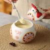 Creative Rooster Ceramic Spice Jar, Large Capacity Seasoning Container, Kitchen Storage & Pepper Holder