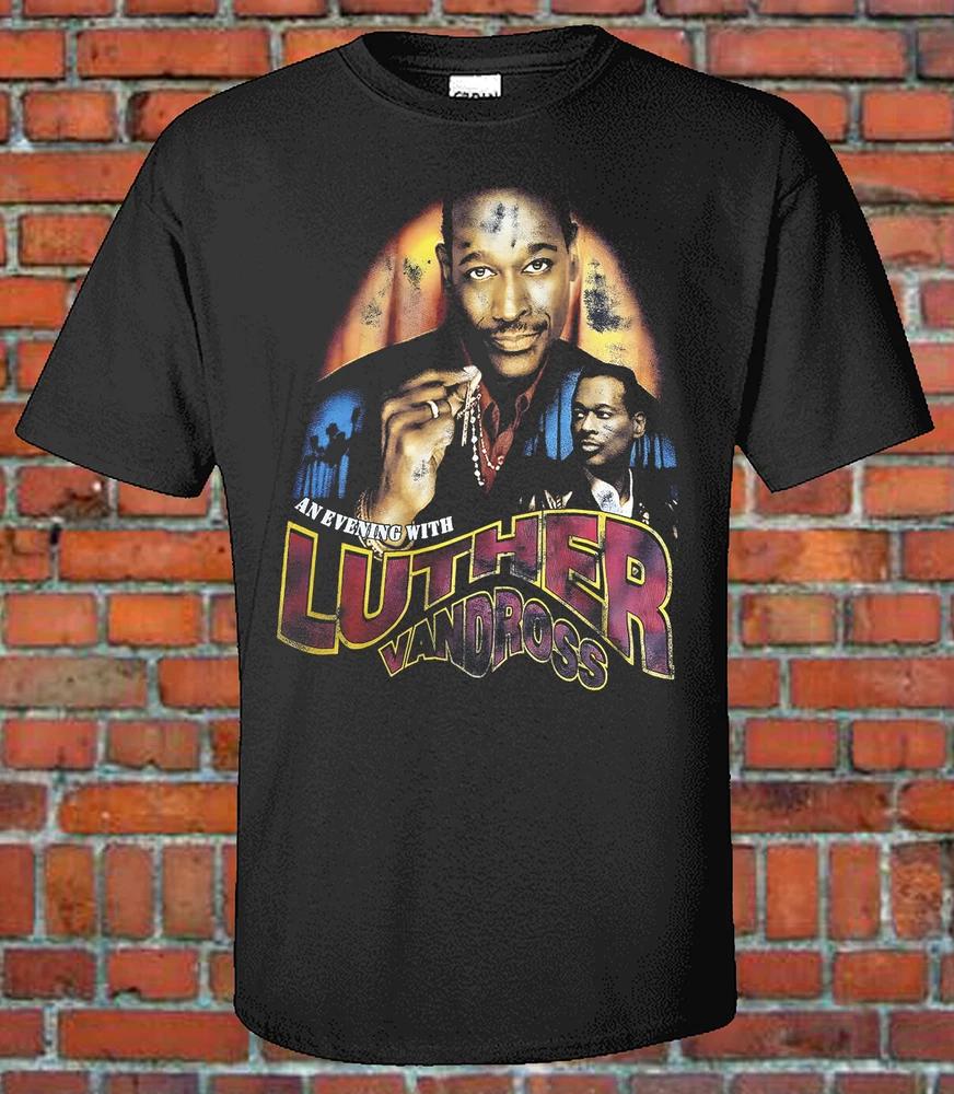 Luther Vandross Bootleg Graphic Rap Tee M