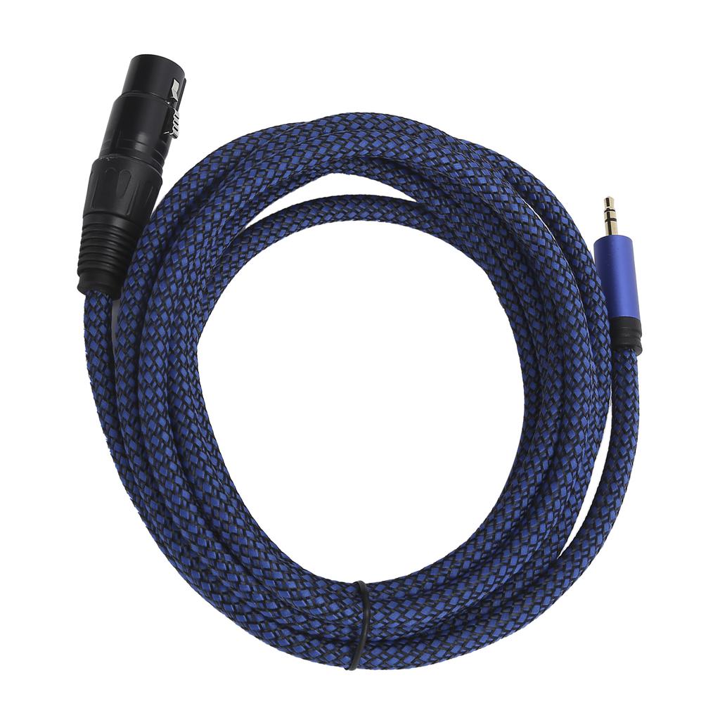 JORINDO XLR Female to 3.5mm Jack Balanced Signal Cable XLR to 1 8inch Microphone Cable Connection CordJD6035‑3m