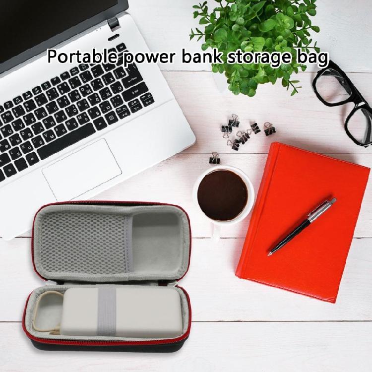 Protective Carrying Case for 20000mAh 33W Power Banks Portable Storage Box with Soft Velvets Interior