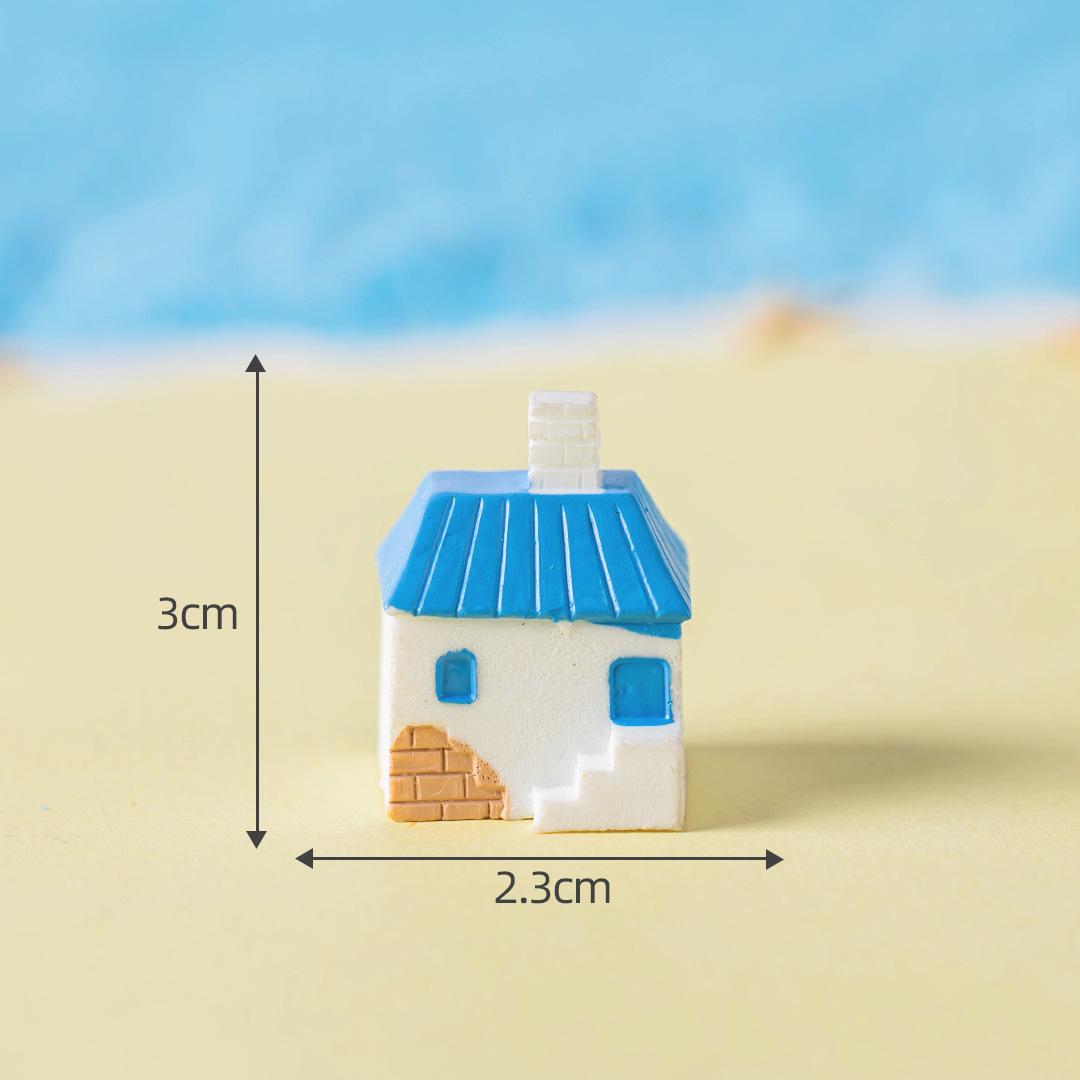 

Micro Landscape Creative Island Pigeon Villa House Coconut Tree Beach Plate Landscape Decoration Accessories Mini Ornaments