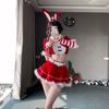 Christmas Cute Red Bunny Uniform, Autumn and Winter Hot Lingerie Cosplay Uniform