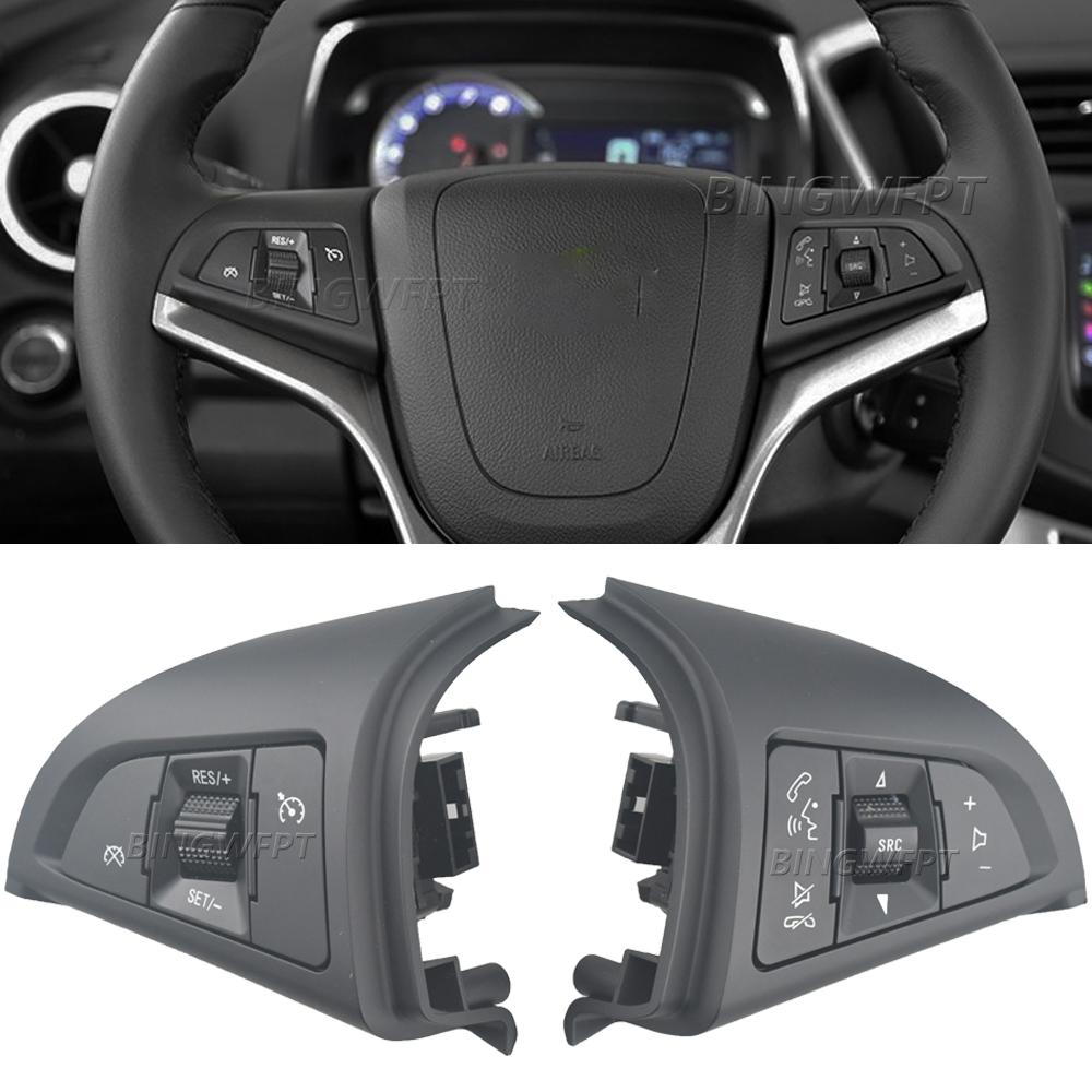 Cruise Control Switch Multifunction Steering Wheel Button Bluetooth Audio Cruise Speed Control For Chevrolet Cruze 2009-2014