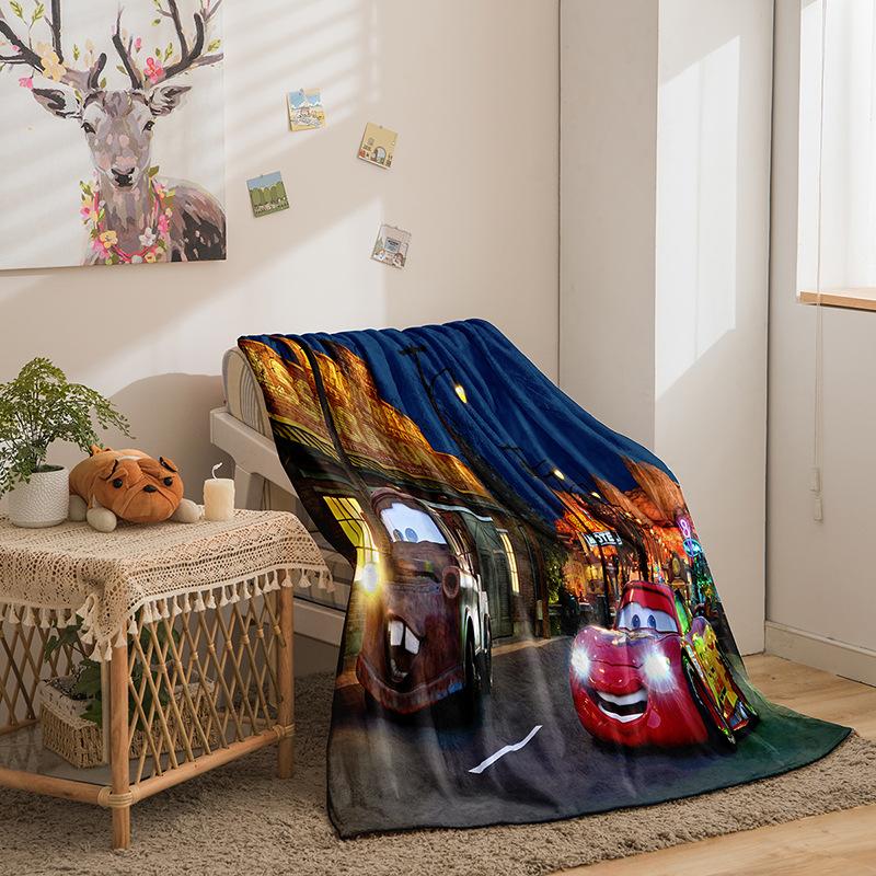 Cars Series Double-Sided Flannel 3D Digital Printing Blanket Blanket