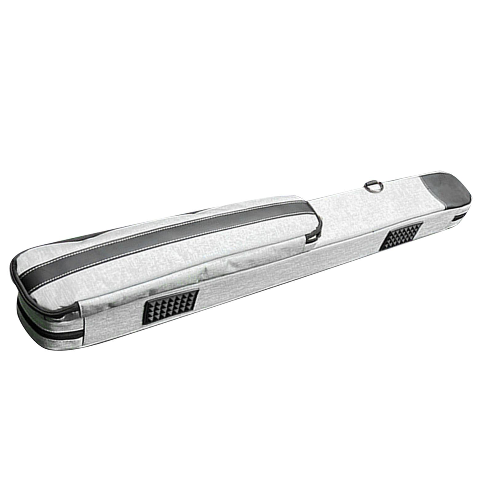 Бильярдные кии Чехлы для киев для пула Сумка для переноски киев для пула 1/2 Бильярдная сумка Аксессуары Пылезащитный чехол для хранения киев для пула для путешествий серый