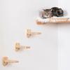Wooden Kitten Ladder with Sisal Rope Cat Wall Steps Climbing Cat Scratching Post Cat Scratching Board Tree Pet Furniture