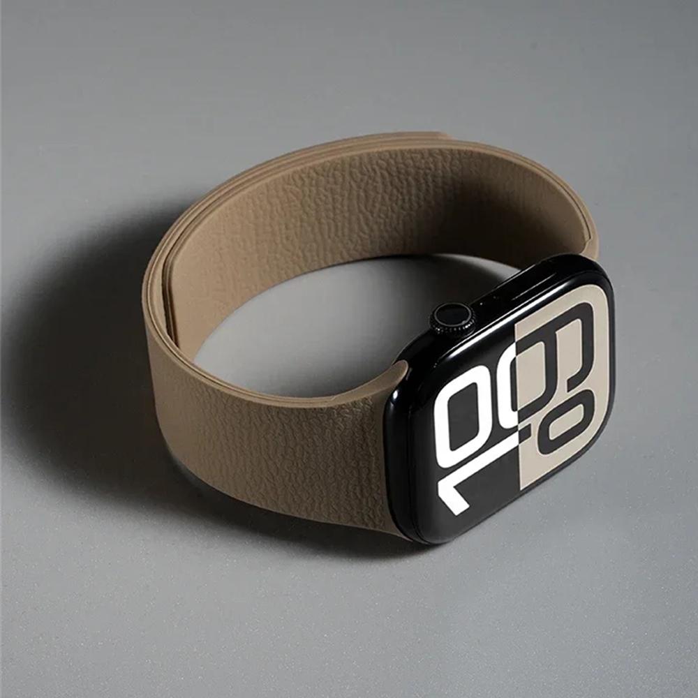 Luxury Magnetic Band For Apple Watch Strap S11 S10 49mm 44mm 45mm 46mm 42mm 40mm Silicone Bracelet iWatch Ultra 3 2 Series 10 9 8 SE