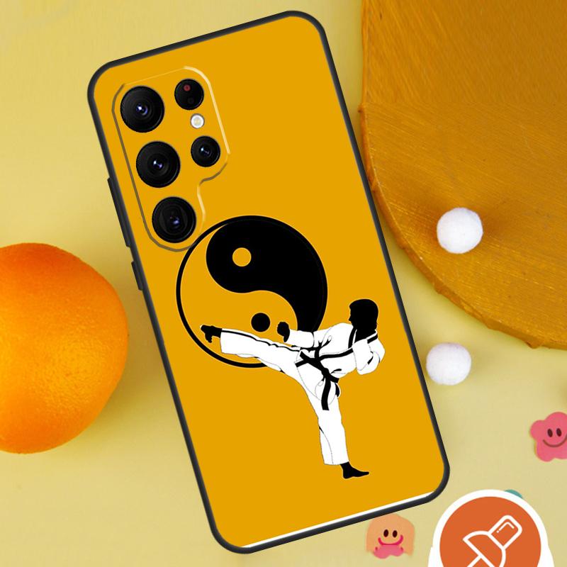 Kung Fu Taekwondo Karate Phone Case For Samsung Galaxy S25 Ultra S24 S22 S21 Ultra S9 S10 S20 Plus S23 FE Funda Cover