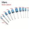 10pcs Polishing Head Wheel Head Abrasive Mounted for Rotary Power Tools Electric Grinding Stone Wheel Accessories