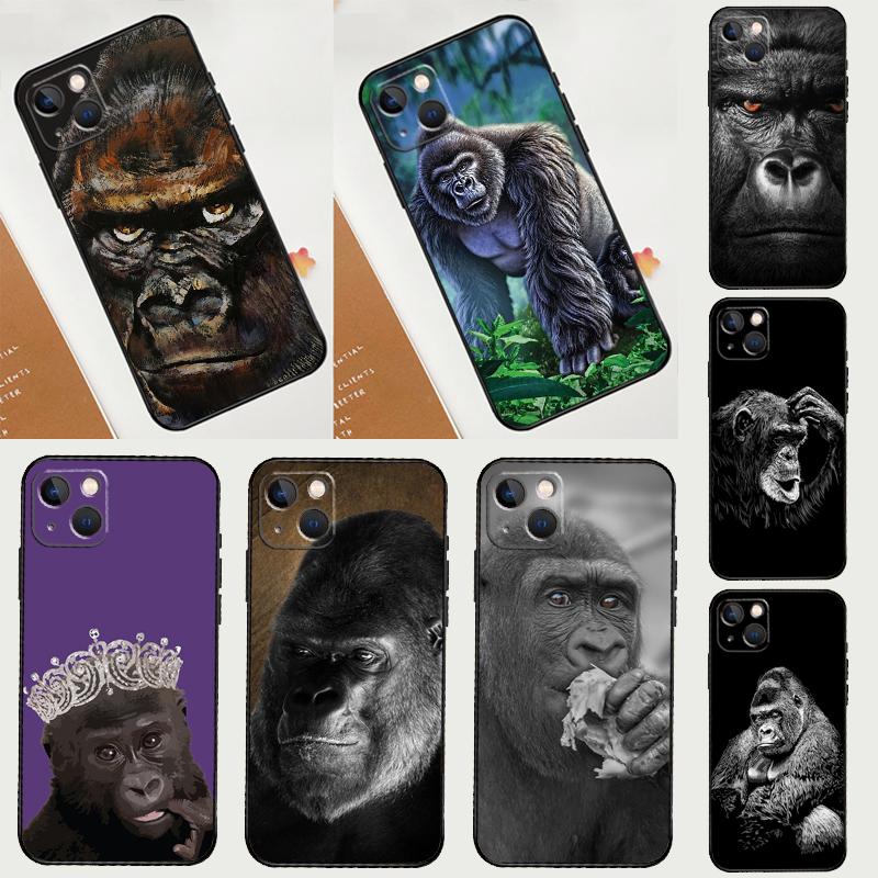 Monkey Gorilla Ape Baby Case For iPhone 12 11 13 14 15 16 Pro Max XS X XR Plus 2021 13 12 Mini Fundas