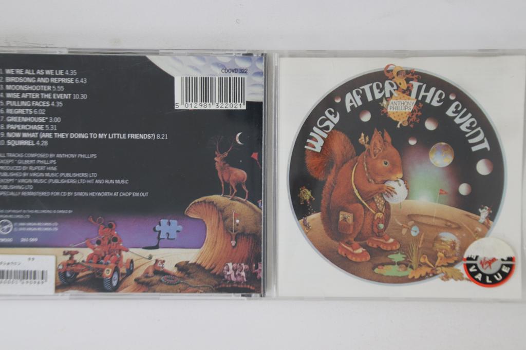 CD ANTHONY PHILLIPS - Wise After The Event CDOVD322 VIRGIN 1990 Austria Rock Used