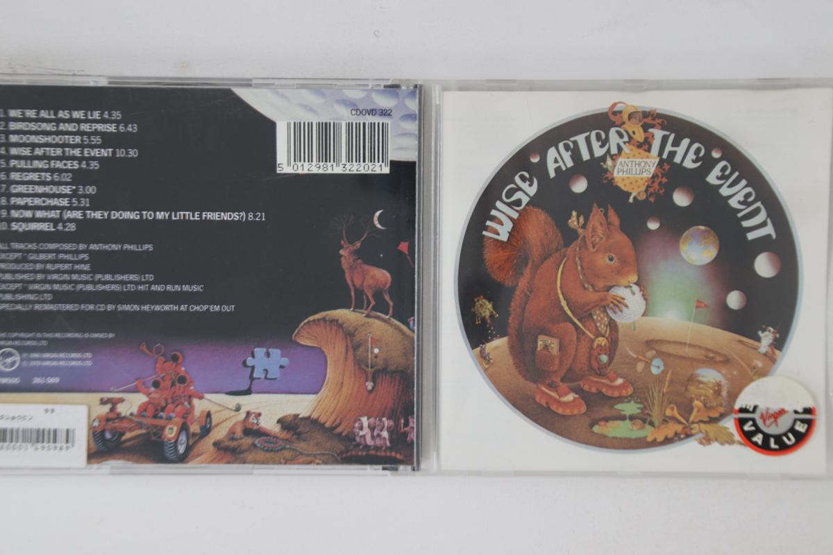 

CD ANTHONY PHILLIPS - Wise After The Event CDOVD322 VIRGIN 1990 Austria Rock Used