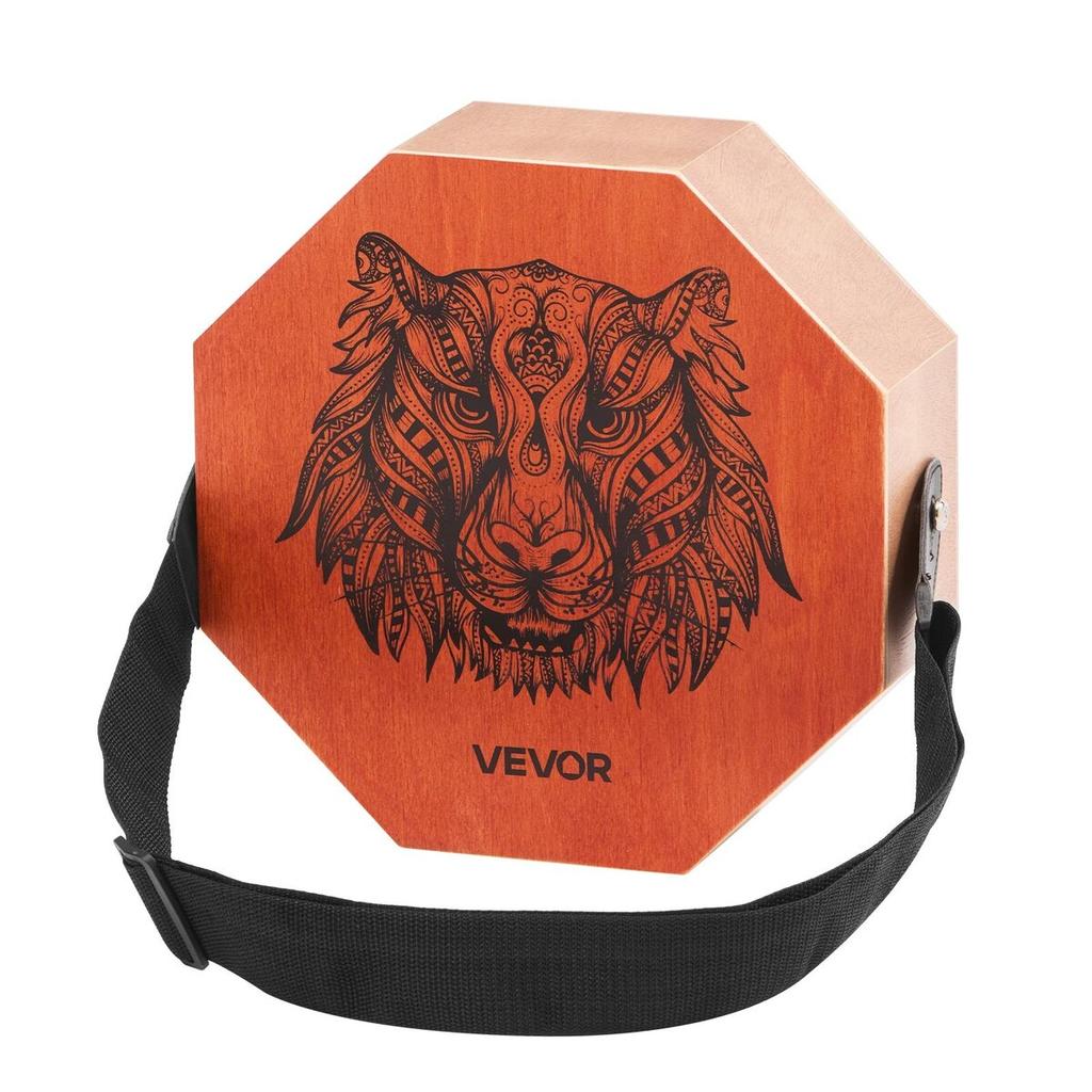 Unique Cajon Box Drum Birch Wood Percussion Instrument with Guitar Strings