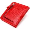 Small Size Lacquered Women's Wallet Made of Natural Textured Leather CANPELLINI 21800 Red