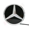 Hot Car Sticker LED Mirror Black Border For Mercedes Benz GLC X253 GLE W167 GLS X167 V W447 silver Border Newest 3D Front Grill 