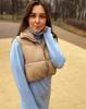 Women's 2023 Spring Cotton Zip-Up Vest: 11 Colors, Stand-Up Collar