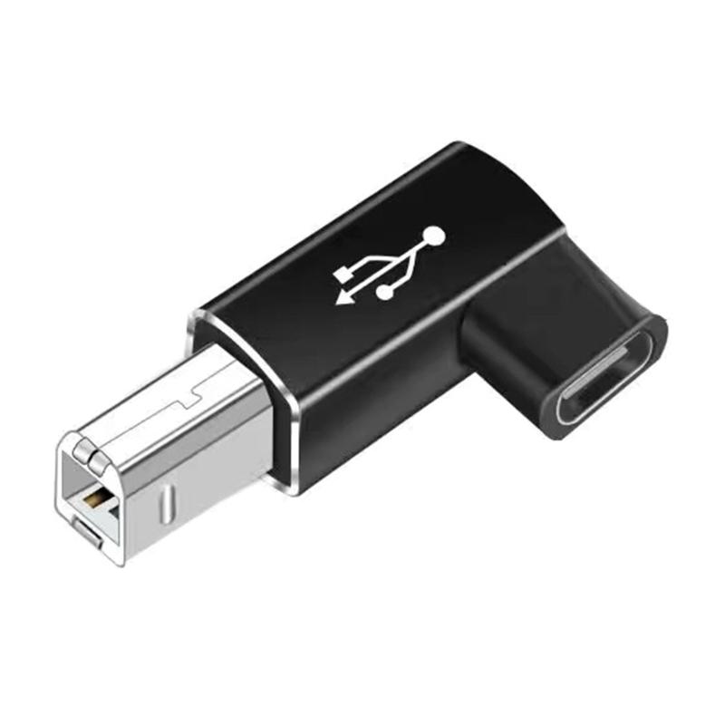 Type C Female To Square Male USB Adapter for Fast Data Transfer Power Adapter for Laptops Mobile Phones Tablets