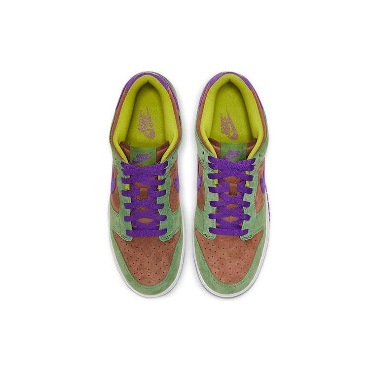 Nike Dunk Low SP Retro Veneer 2020 Unisex Sneakers Green Autumn-Green Deep-Purple DA1469-200