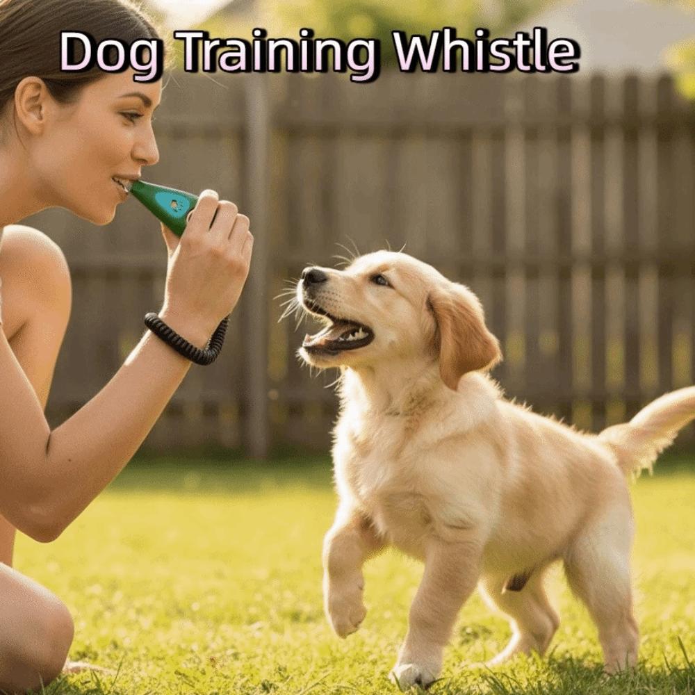 Clicker Addestramento Animali 2 in 1 Portatile Cinturino da Polso Regolabile Fischietto Addestramento Cani Dispositivo Professionale per Richiamo Cani