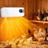 L8RE Winter chicken Coops heater, Duals-mode wall-mounted chicken Coops heater with timer and remote control, heats up quickly,