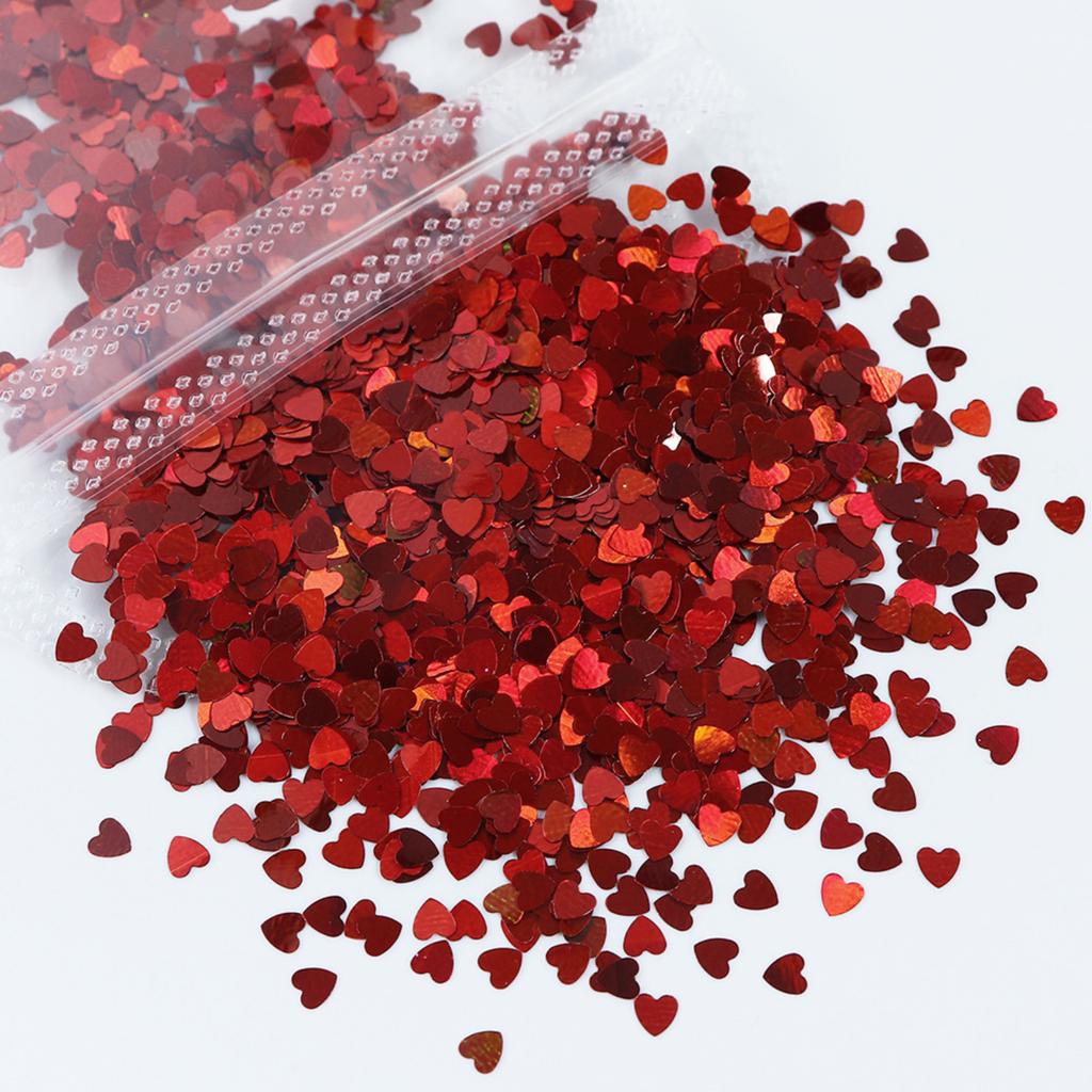 Sac en forme de 2g de -Coupe Brillante en Forme d'Art Paillettes PET Accessoires pour Ongles Saint-Valentin Scintillements