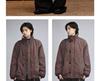Unisex Autumn Retro Waterproof Stand-Up Collar Sporty Jacket, Solid Color, Loose Fit.