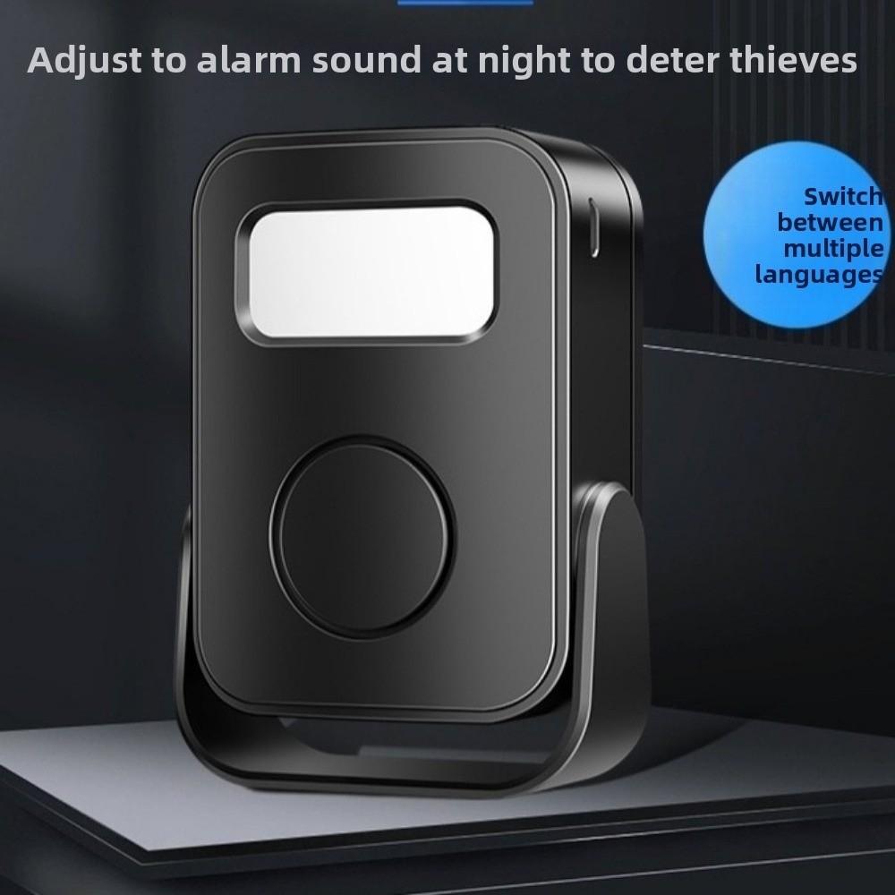 Recording Function Intelligent Welcome Doorbell PIR Motion Detector Door Bell Chime  Welcome Device