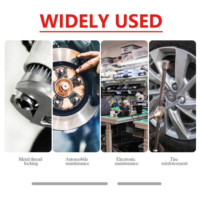 High Strength Threadlocker Screw Glue Cured Thread Locking Agent Anaerobic Adhesive Corrosion-Resistant Anti-Loose Sealer 50Ml one size