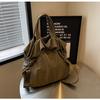 Canvas Large-capacity Bag 2024 New Korean Version Handbag Bag Large Bag Shoulder Leisure Student Bag