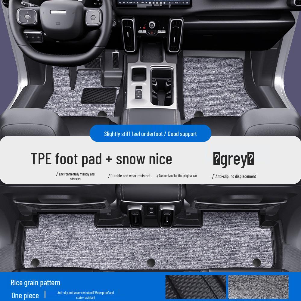Haval Big Dog, Xiaolong MAX F5, F7X, Menglong TPE Car Floor Mats with Door Sill Coverage