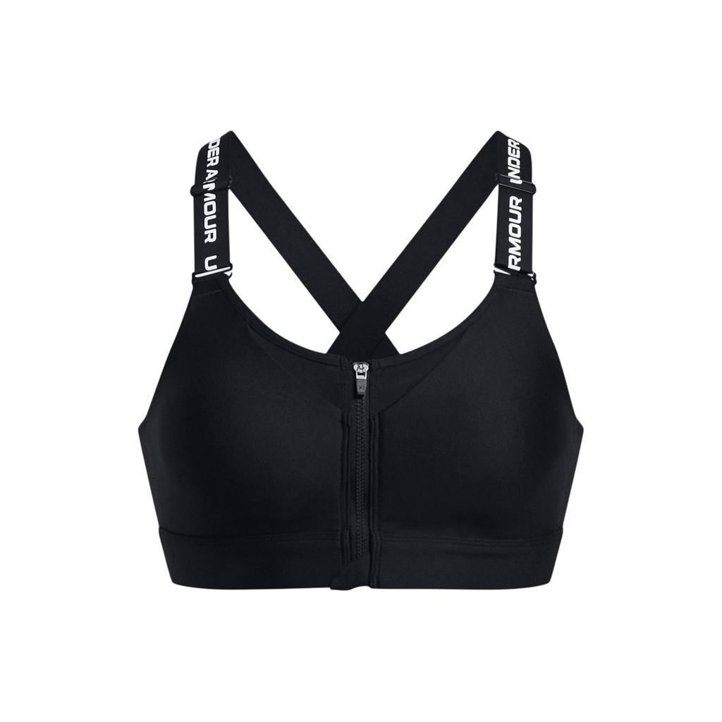 Under Armour Ua Infinity 2.0 Slim Fit U-Shaped Logo Sports Bra Women Underwear Black 1384118-001