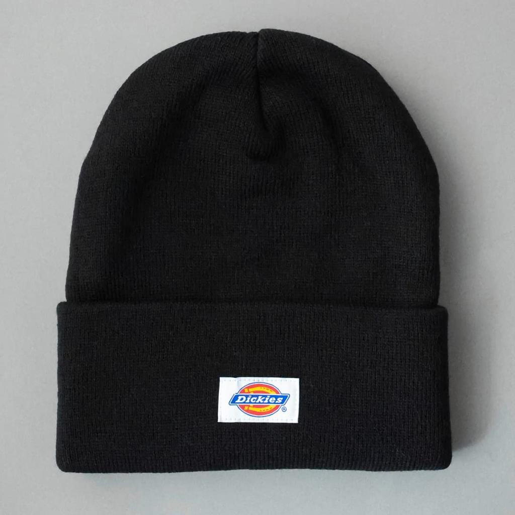 Dickies Podstawowa dzianinowa czapka beanie Czarna Darmowa (Dla obu płci)