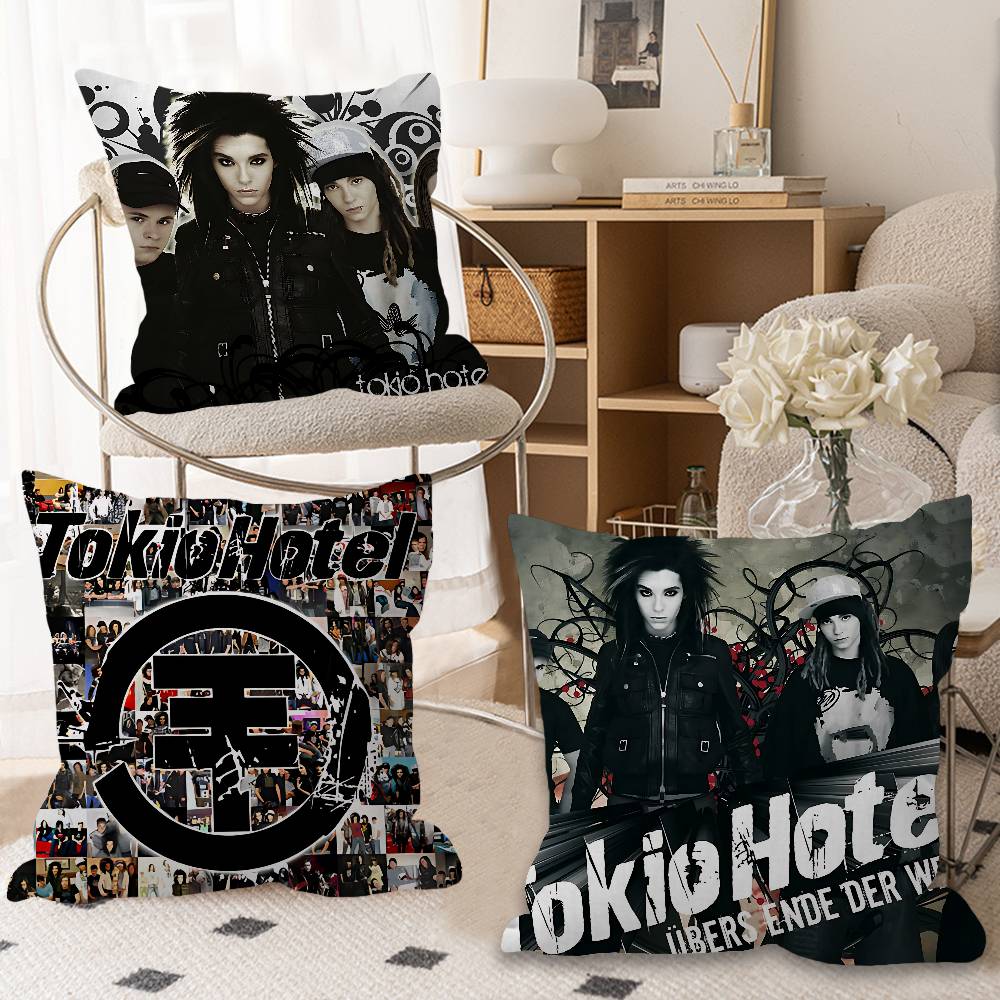 Fine Glasses Unisex Tokio Hotel Rock Band Bill Kaulitz Cushion Cover Inches Farmhouse Decor Home Throw Pillow Covers For Couch Decorations