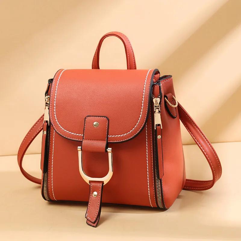 New Fashi High Quality Leather Backpack Women Cute Mini Backpacks for Women Backpack Luxury Designer Backbags Trend