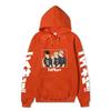Haikyuu MSBY Black Jackal Anime Character Unisex Fleece Hoodie Vertical Japanese Letter Sleeve Volleyball Long Sleeve Pullover Sweatshirt