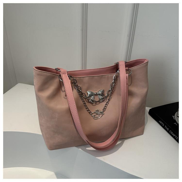 Large Capacity Chic Women's Bag 2024 New Chain Casual Butterfly Shoulder Tote Bag