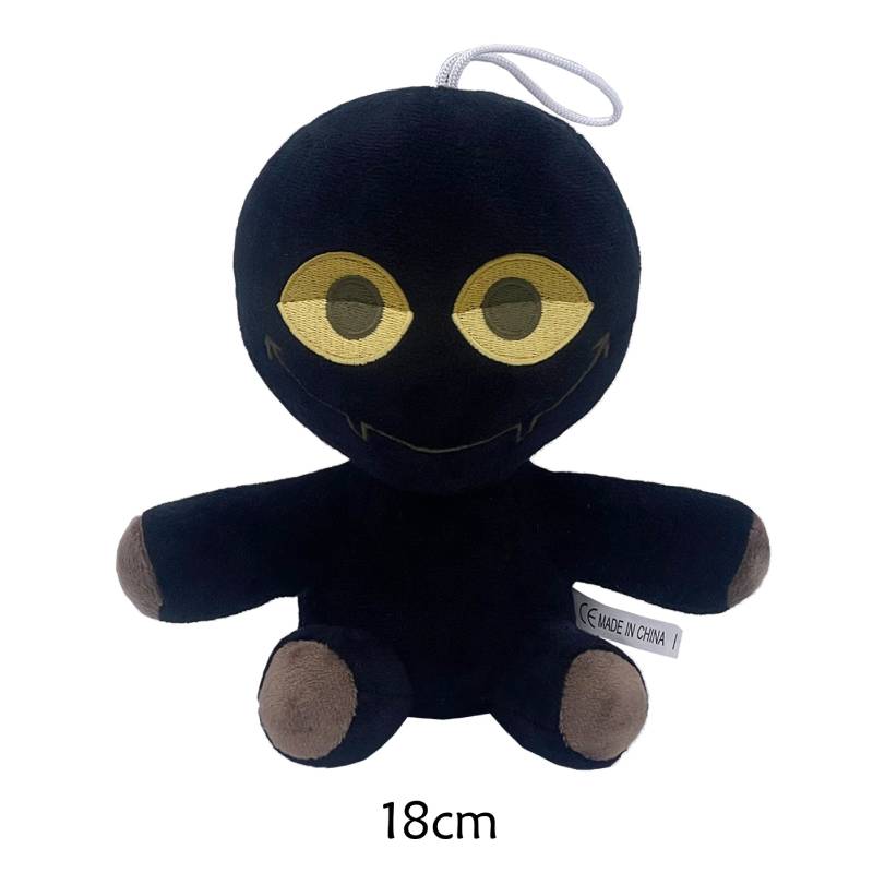 

Slap Battles Bob Little Black Game Plush Toy Terrifying Doll Stuffed