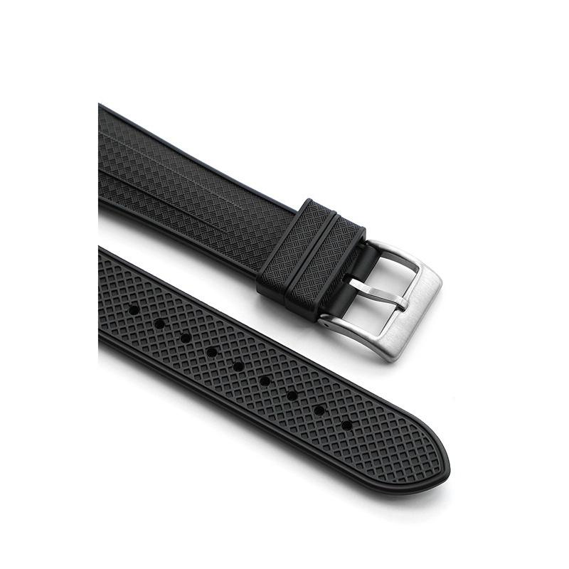 Fluoro Rubber Strap for Tissot PRX Powermatic 40mm Stainless Steel Buckle Men FKM Sport Waterproof Quick Release Watch Band 12mm
