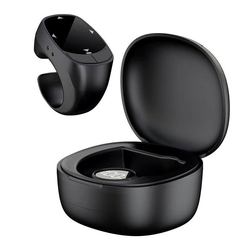 Bluetooth Finger Ring Remote Control with Charging Case: Camera & TikTok Selfie Controller