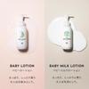 Mama Baby Baby Milk Lotion BIG, Large Capacity, Additive-Free, Fragrance-Free, 100% Natural, Organic, Sensitive Skin, 400mL