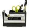 Retro Cassette Tape Machine Brush Pot Pen Pencil Holder Rewind Desk Tidy Container Case Table Organizer