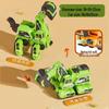 Transforming Dinosaur Inertial Toy Car: Plastic Engineering Vehicle for Kids