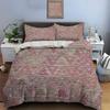 Repeating Triangular Geometric Pattern Print Soft Comfortable Duvet Cover Bedding Set Included 1*Duvet Cover  2*Pillowcases