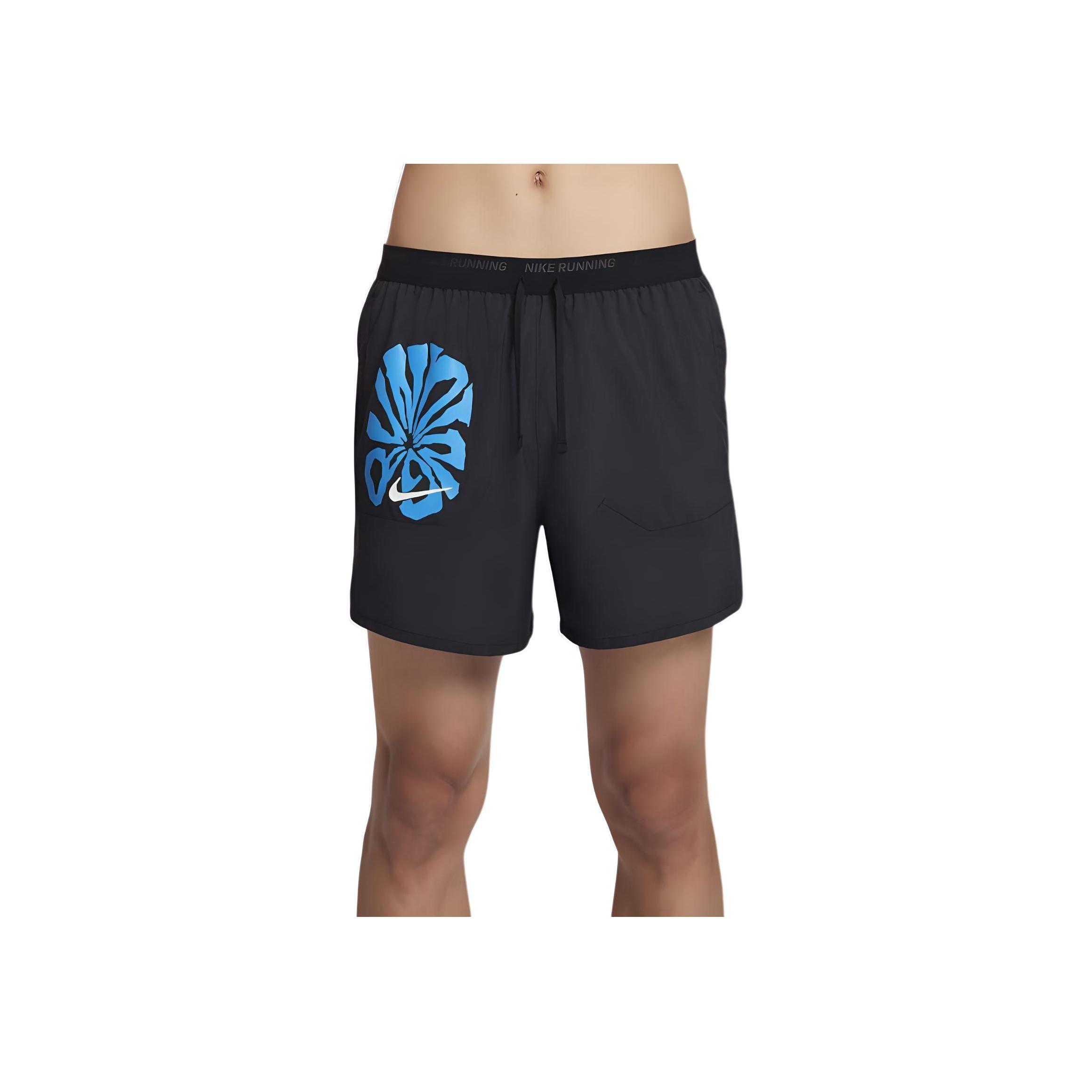 

Nike Stride Run Energy Dri-FIT Outdoor Elastic Waist Mid-Rise Casual Shorts Men Shorts Black FV9613-010 M