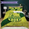 FC Nantes Pattern Bedding uilt Set uilt Cover Pillowcase Home Decoration Birthday Gift (1 * duvet cover + 2 * pillowcase without core)