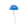 Iron Garden Decoration Mushroom Shaped Ground Stake Ornament Hand Painted Metal Sculpture for Outdoor Yard Landscape Art